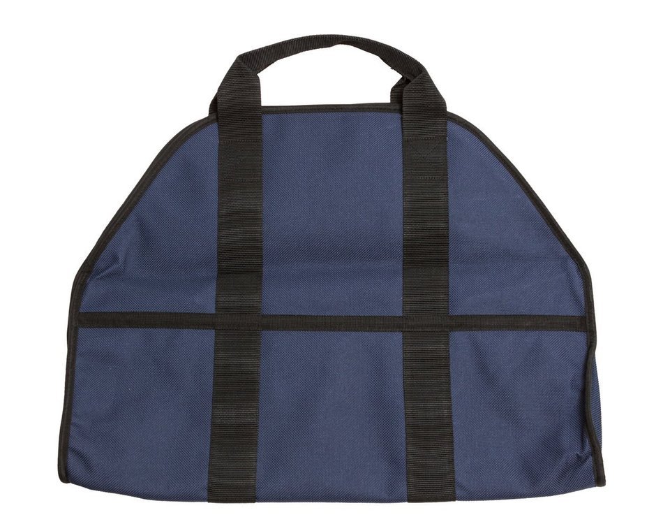 Premium Log Carrier & Wood Tote by SC Lifestyle (Navy Blue)