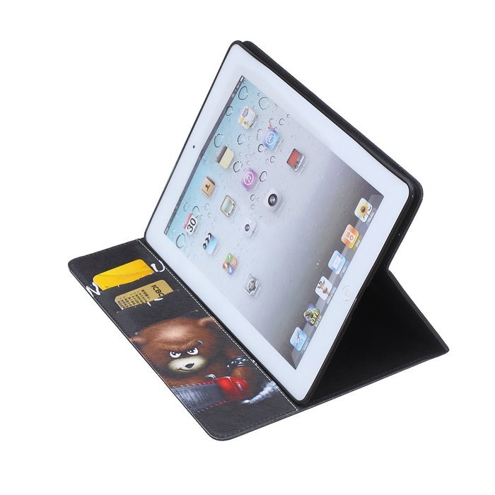 iPad Mini 1/2/3 Case, Firefish High Quality PU Leather Wallet Case [Card Pockets] and Kickstand Feature Case for... N163