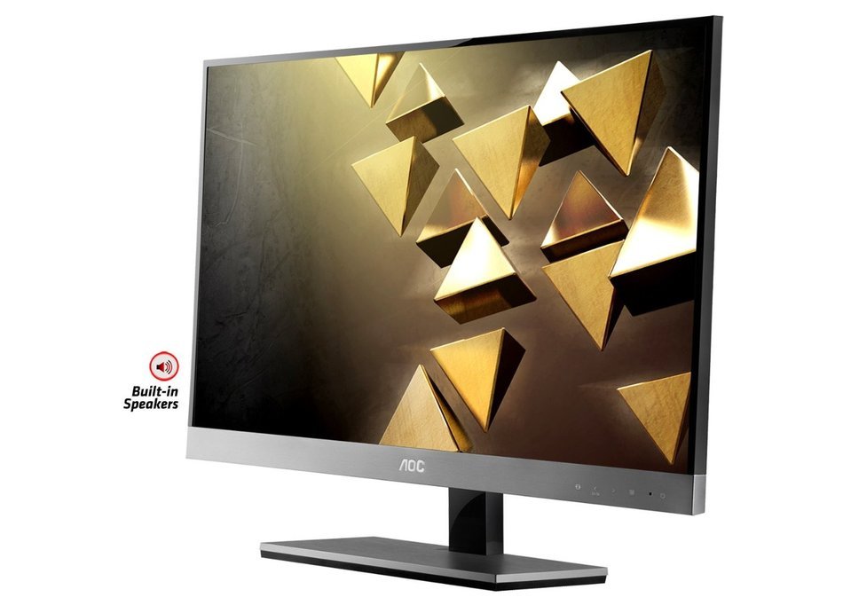 AOC i2777fq 27-Inch Class IPS LED Monitor, Bezel-less, Full HD, 5ms, 50M:1 DCR,VGA/(2)HDMI... N23