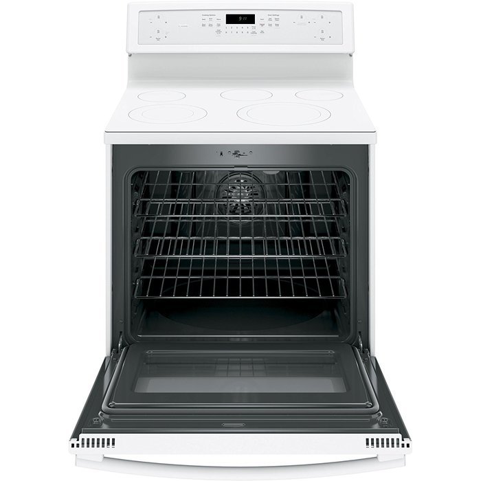 GE PB911TJWW Profile 30" White Electric Smoothtop Range - Convection N3