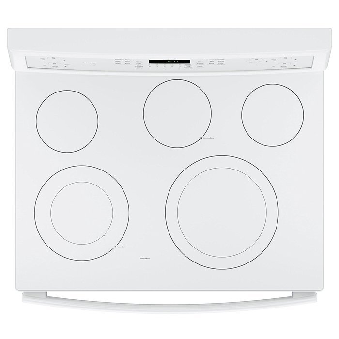 GE PB911TJWW Profile 30" White Electric Smoothtop Range - Convection N4