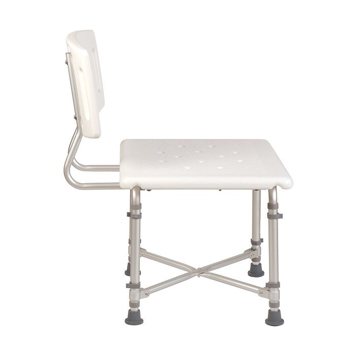 HealthSmart Germ-Free Heavy-Duty Bariatric Bath Seat Shower Chair with Removable Backrest, Supports up to 500... N5