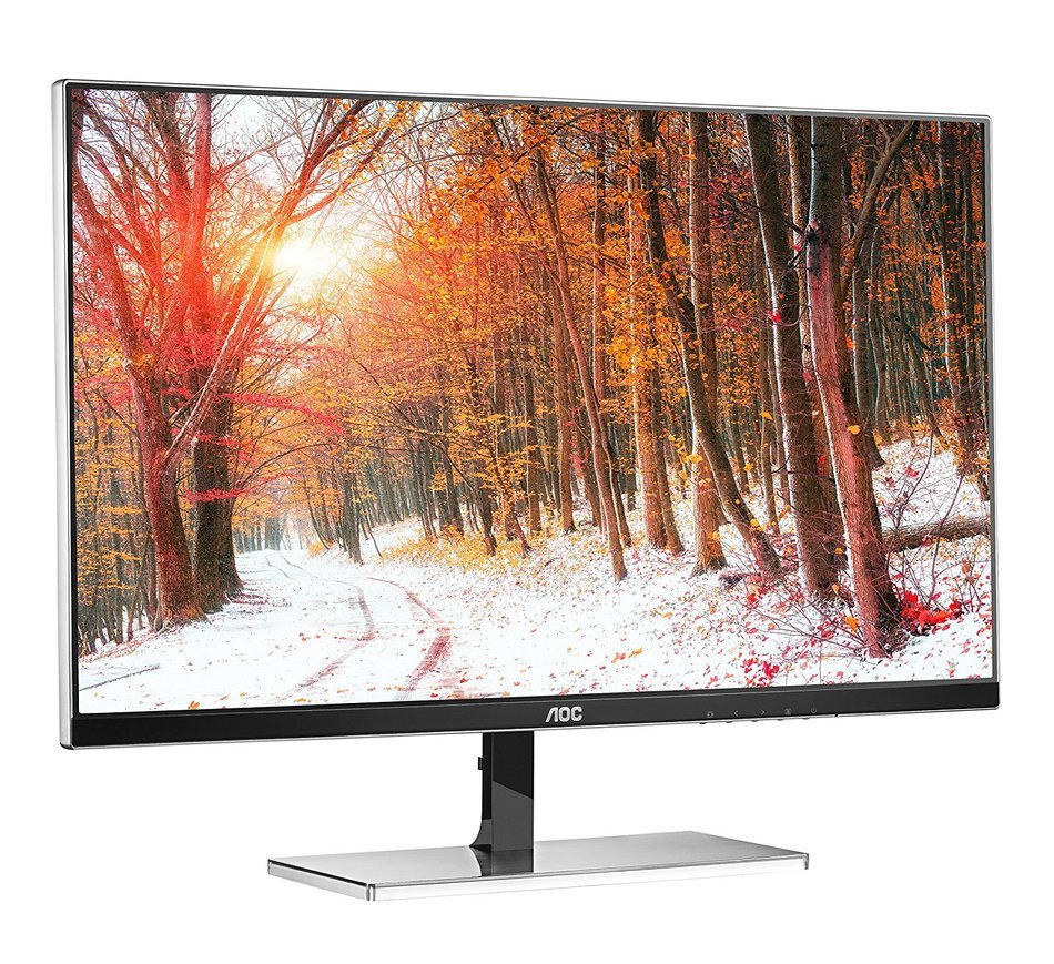 AOC i2777fq 27-Inch Class IPS LED Monitor, Bezel-less, Full HD, 5ms, 50M:1 DCR,VGA/(2)HDMI... N28