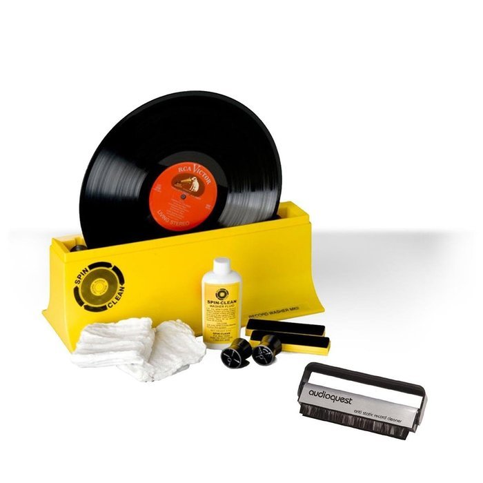 Spin Clean Record Cleaner Brush and Spin-Clean MKII Record Washer Starter Kit Bundle