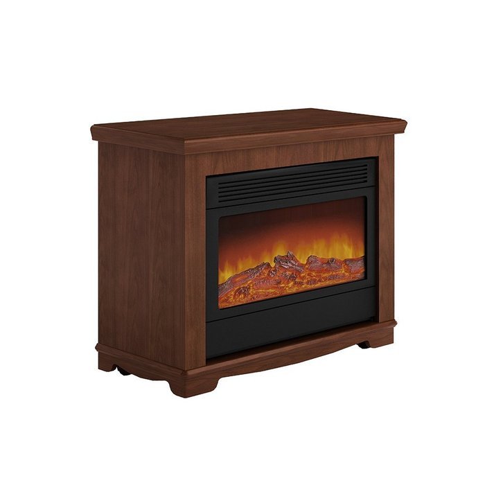 Argo Furniture Alessandra Electric Fireplace, Walnut N4