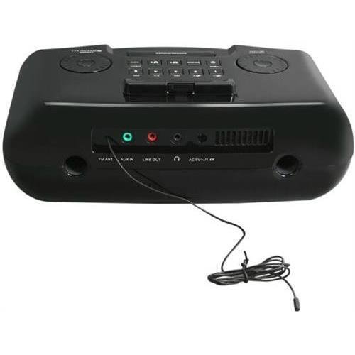 Sangean RCR-10 Black Desktop Clock Radio N5