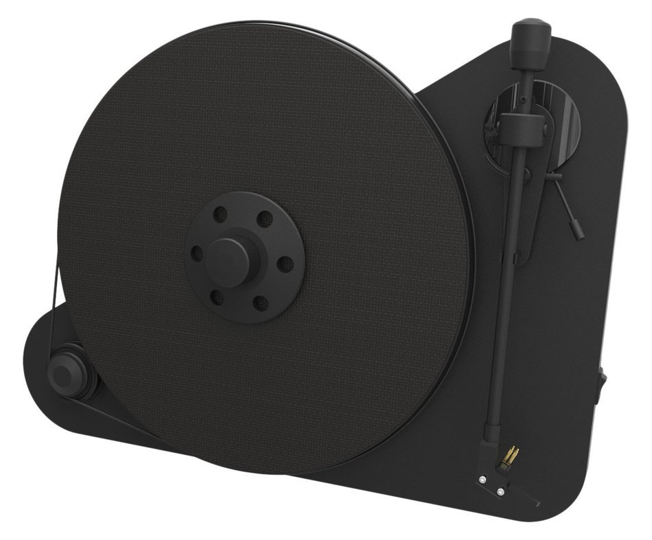 Pro-Ject VT-E R (OM5e) - BLACK Vertical Turntable, Black/Matte N2