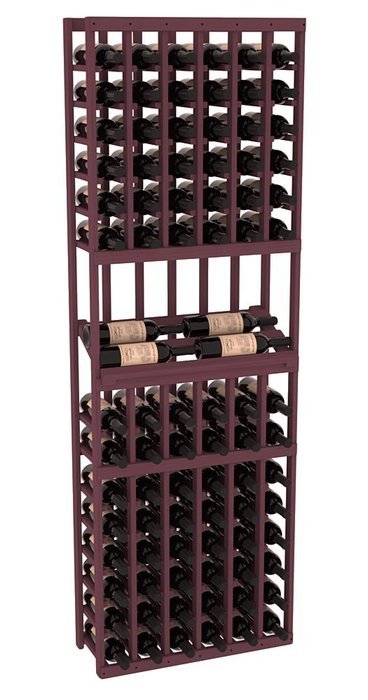 Wine Racks America Ponderosa Pine 6 Column Side Display Kit. 13 Stains to Choose From! N10