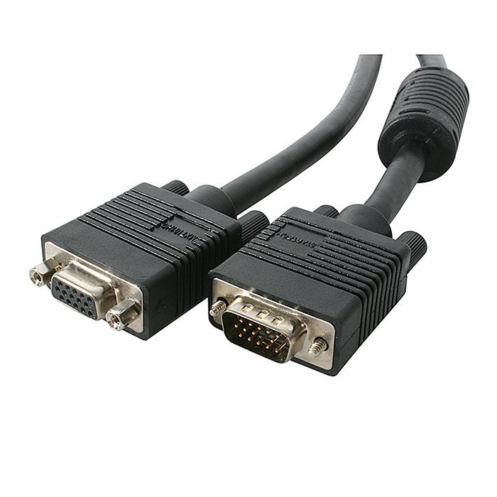 StarTech.com MXT101HQ3 3-Feet Coax High Resolution VGA Monitor Extension Cable - HD15 M/F N4