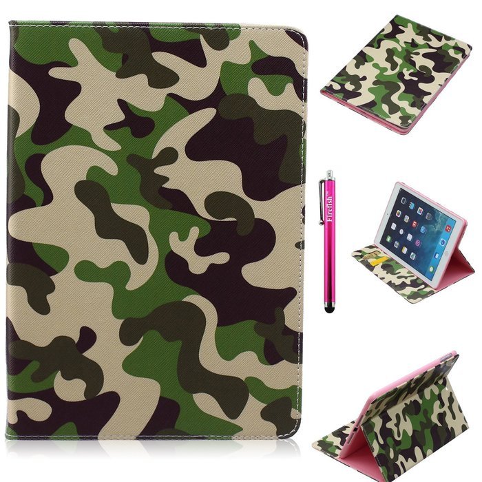 iPad Mini 1/2/3 Case, Firefish High Quality PU Leather Wallet Case [Card Pockets] and Kickstand Feature Case for... N236