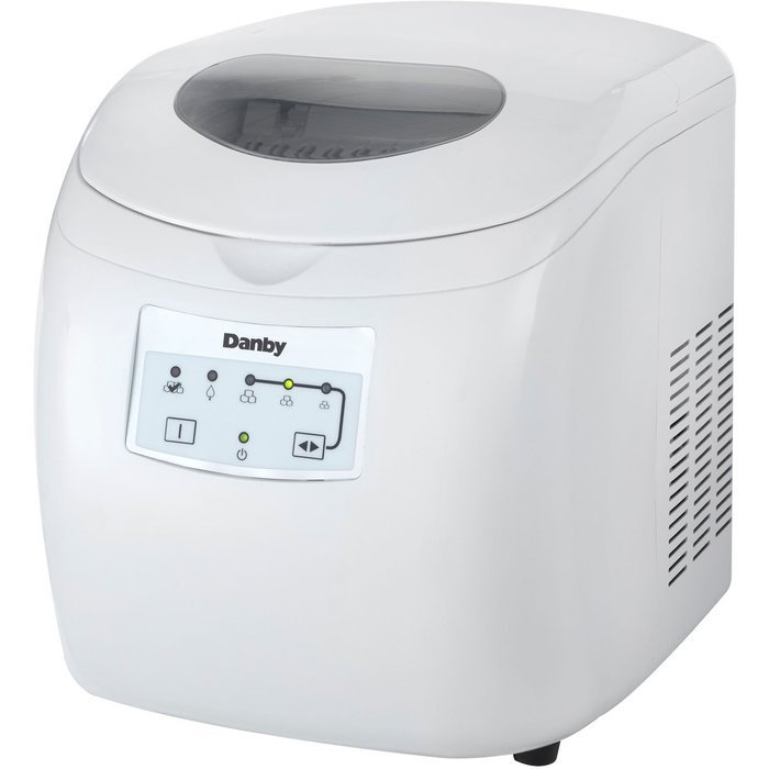 Danby DIM2500WDB Portable Ice Maker, White N6