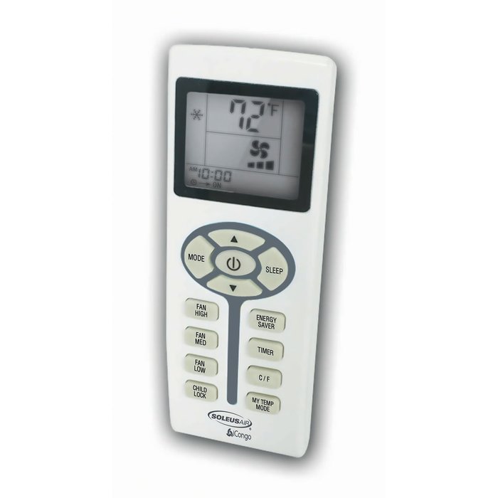 SoleusAir WS2-06E-201 Energy Star 6,400 BTU 115V Window-Mounted Air Conditioner with LCD Remote Control