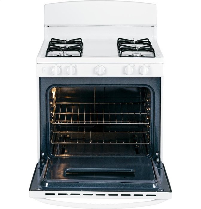 GE GIDDS-632172 30" 4.8 cu. ft. Free-Standing Gas Range, White N6