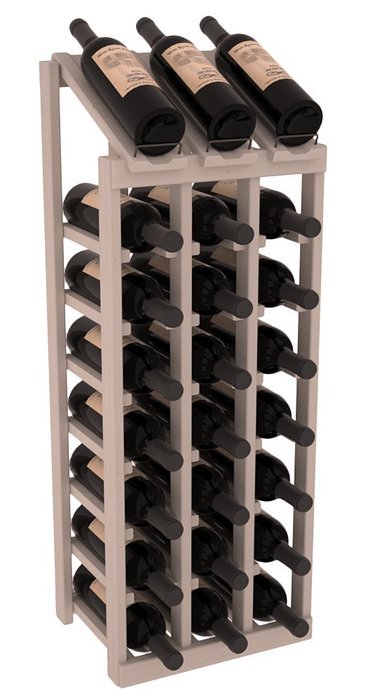 Wine Racks America Ponderosa Pine 3 Column 8 Row Display Top Kit. 13 Stains to Choose From! N7