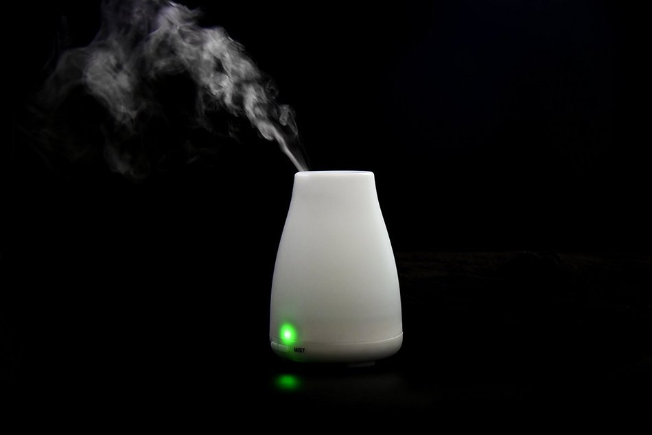 Tigerhu Ultrasonic Air Aroma Humidifier With Changing 7 Color LED Lights Electric Aromatherapy Essential Oil Aroma...