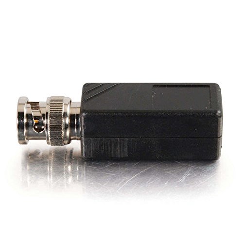 C2G / Cables To Go 41151 BNC Male to RJ45 Female Video Balun (Black) N2