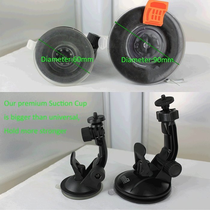 Car Dashboard Suction Cup Mount,Selfie Stick Monopod for Lightdow LD6000 1080P HD Wifi Sports Action Cam,EEEKit... N5