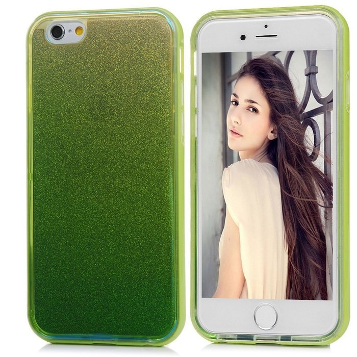 iPhone 6S Plus Case,iPhone 6 Plus Case (5.5") - 3 in 1 Shock-absorption Soft TPU Rubber Skin Case + PC Frame Bumper... N40