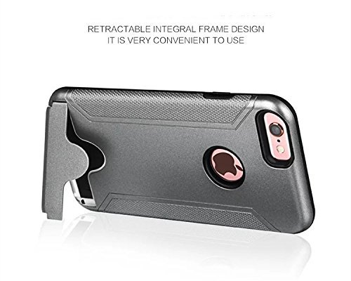 TYoung Transformer Series Soft Silicone Housing Anti Slip PC Back [ Can Put Card ] Shockproof Case Cover Skin... N14