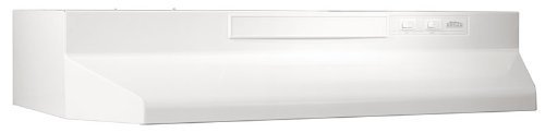 Broan 433011 ADA Capable 4-Way Convertible Under-Cabinet Range Hood, 30-Inch, White N2
