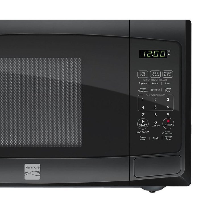Kenmore 0.9 cu. ft. Countertop Microwave Black 73099 N17