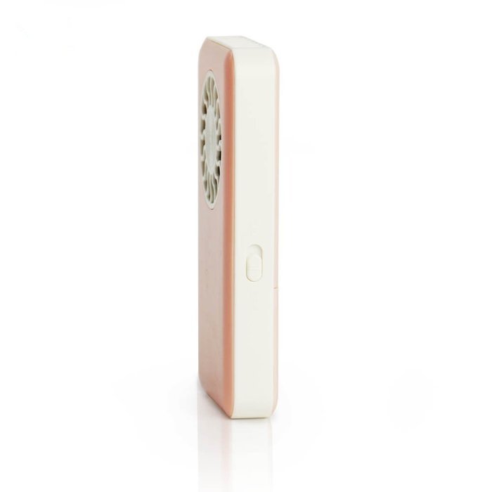 Somnr&reg;&nbsp; Pink Mini Usb Bladeless Fan Chargeable Genuine Ultra-thin Handheld the Ifan Creative Air Conditioning... N2