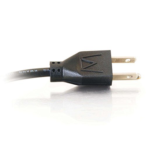 C2G / Cables To Go 29930 16 AWG Outlet Saver Power Extension Cord for NEMA 5-15P to NEMA 5-15R (4 Feet, Black) N5