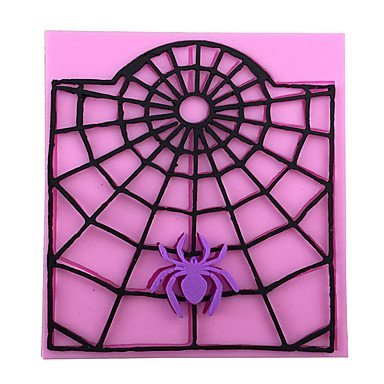 Sher Spider's Web Cartoon Style Candy Fondant Cake Molds For The Kitchen Baking Molds N3