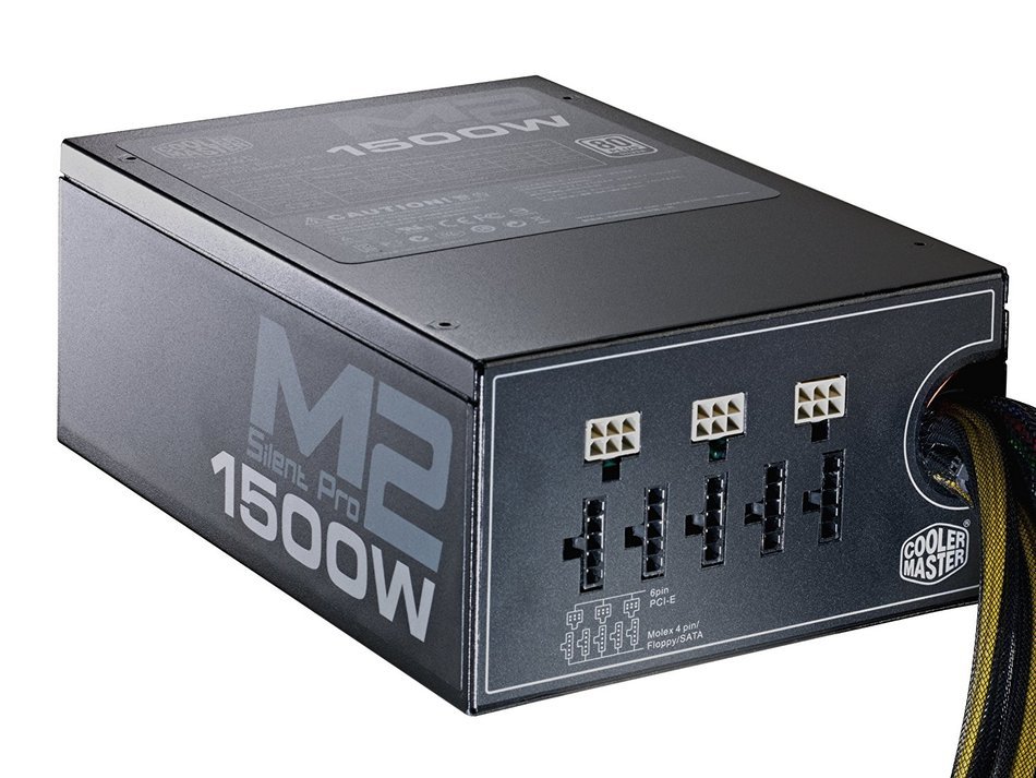 Cooler Master Silent Pro M2 1500W 80 PLUS Silver Power Supply with Modular Cables RSF00-SPM2D3-US N5