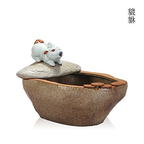FEI&S Creative ceramic fountain water ornaments home decorations humidifier flowing water fountain in the living... N7