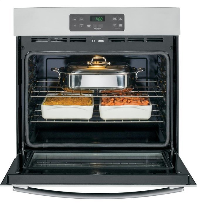GE JT1000SFSS 30" Stainless Steel Electric Single Wall Oven N8