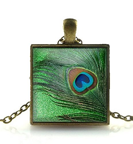 Frybrid Women Heart Leaf Key Peacock Pendant Sweater Chain Necklace N2