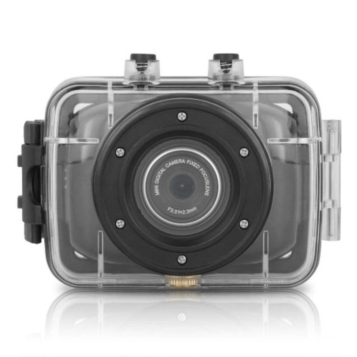 Vertigo 120 2.0" Full Touch Screen, Waterproof Sports & Action Video Camera, Black N2