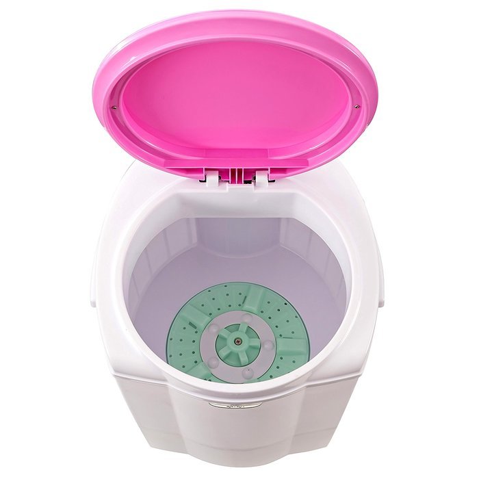 The Laundry Alternative Miniwash Portable, Compact Mini Washing Machine (Pink) with 3 Year Full Warranty N5