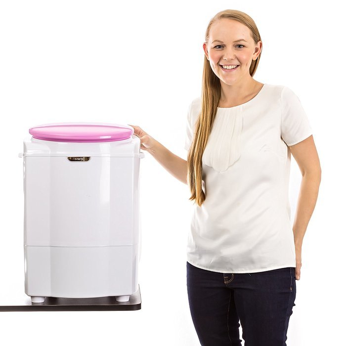 The Laundry Alternative Miniwash Portable, Compact Mini Washing Machine (Pink) with 3 Year Full Warranty N6