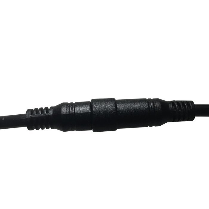 Hanvex HDX12 12ft 18AWG 2.1mm x 5.5mm DC Plug Extension Cable for Power Adapter, Black, Heavy Duty