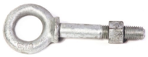 Koch 106120 Forged Shoulder Eye Bolt with Nut, 1/2 by 6, Galvanized by Koch Industries