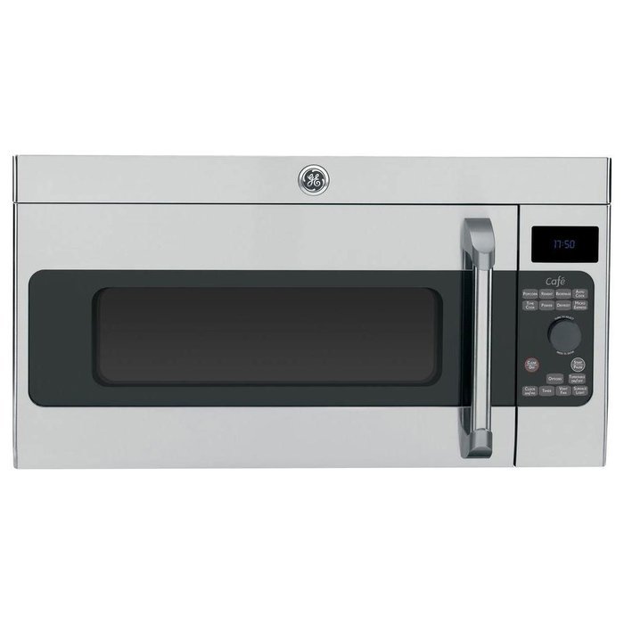 GE Cafe CVM1750SHSS 30" Over The Range Microwave with 1.7 cu. ft. Capacity in Stainless Steel