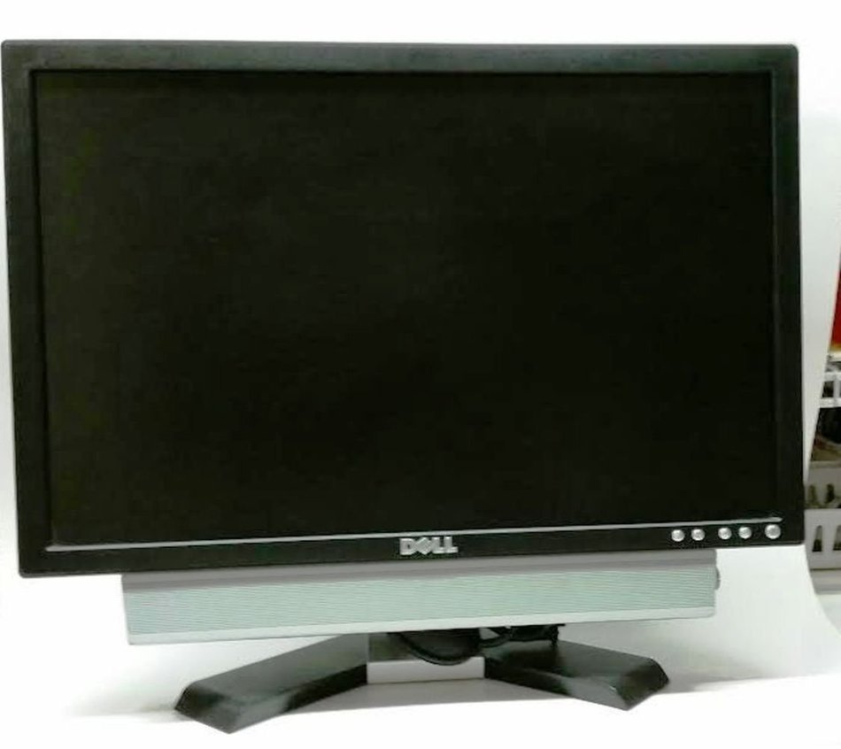 DELL,E198WFPF, VGA & DVI, 19W LCD, Black, REGULAR STAND