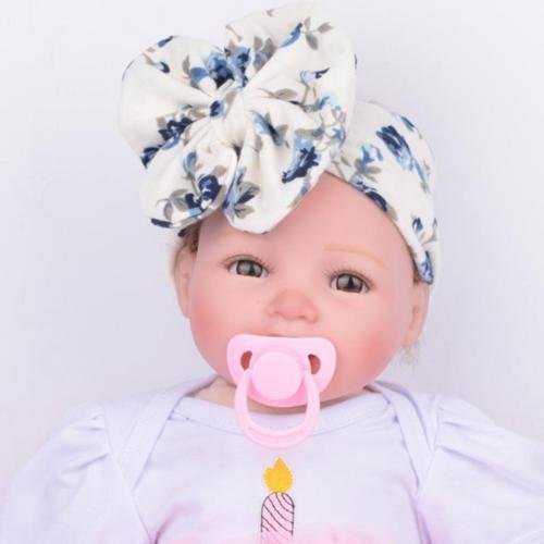 Newborn Infant Toddler Girls Baby Stripe Bowknot Beanie Hat Comfys Hospital Cap N9