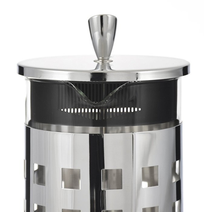 GROSCHE Casablanca Premium French Press 1000 ml / 8 Cup / 34 oz Capacity with All Stainless Steel Press Mechanism N6