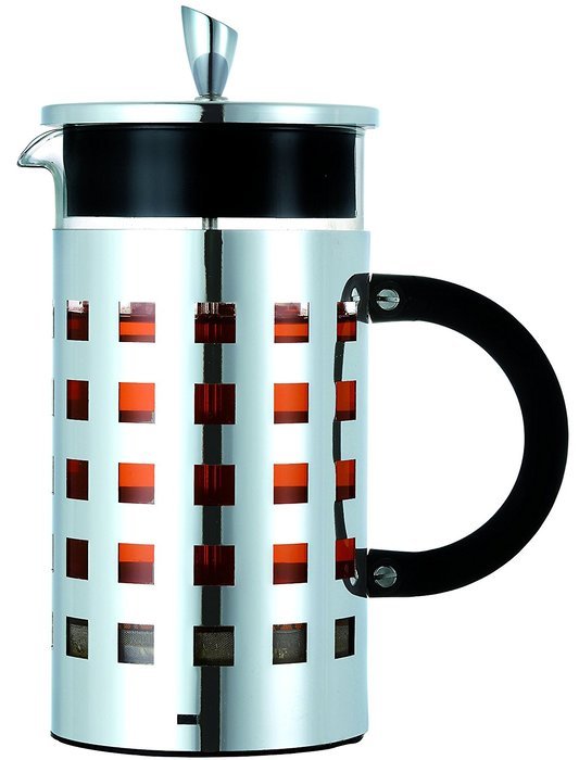 GROSCHE Casablanca Premium French Press 1000 ml / 8 Cup / 34 oz Capacity with All Stainless Steel Press Mechanism N7