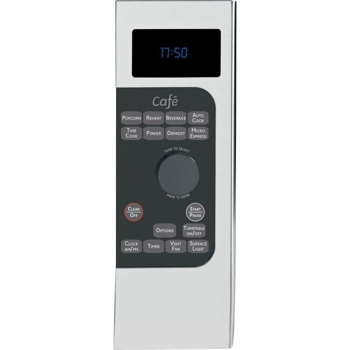 GE Cafe CVM1750SHSS 30" Over The Range Microwave with 1.7 cu. ft. Capacity in Stainless Steel N2