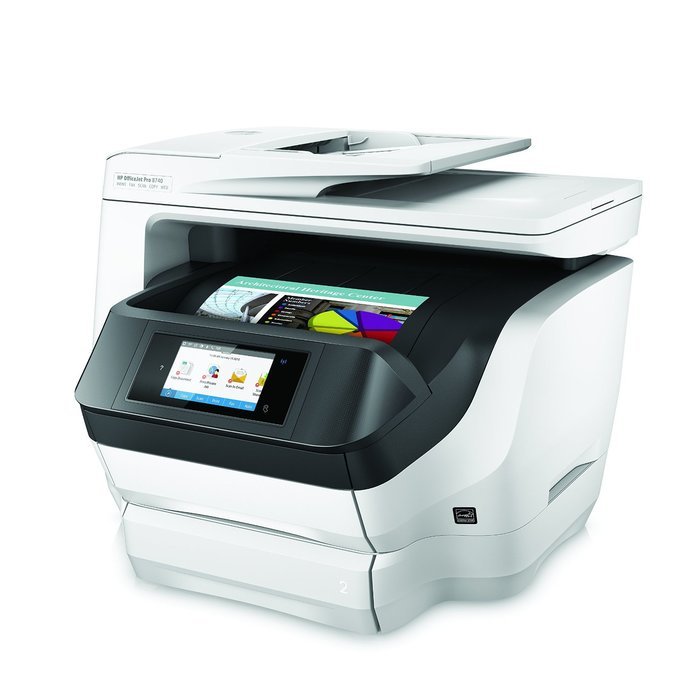 HP OfficeJet Pro 8740 Wireless All-in-One Photo Printer with Mobile Printing, Instant Ink ready (K7S42A) N2