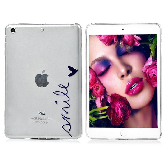 YOKIRIN iPad Mini1/2/3 Case, Fashion Printed Series Slim Fit Shock-absorption Flexible Clear Hybrid Soft TPU Rubber... N5