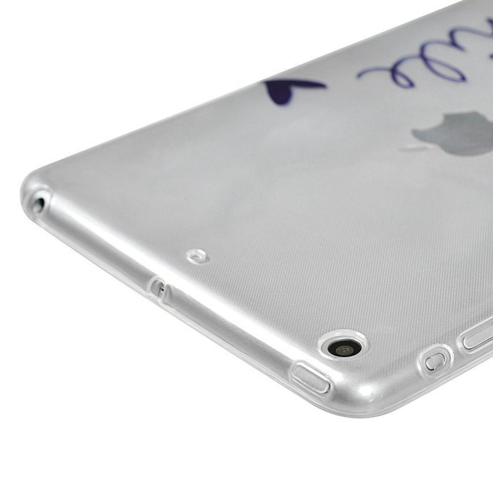 YOKIRIN iPad Mini1/2/3 Case, Fashion Printed Series Slim Fit Shock-absorption Flexible Clear Hybrid Soft TPU Rubber... N6