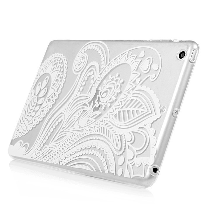 YOKIRIN iPad Mini1/2/3 Case, Fashion Printed Series Slim Fit Shock-absorption Flexible Clear Hybrid Soft TPU Rubber... N8