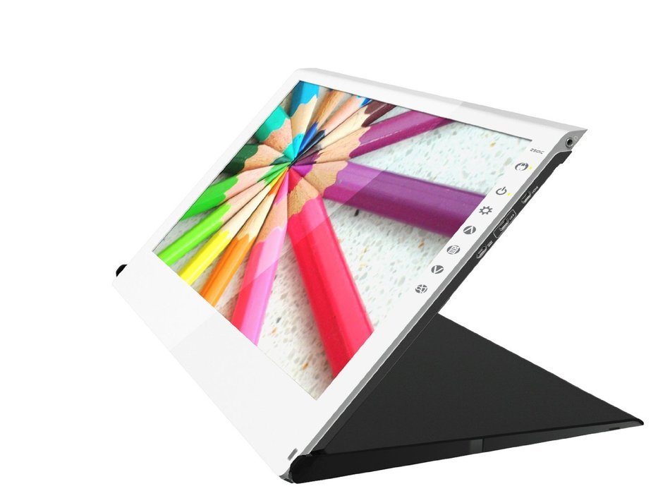 GeChic 2501BP 15.6" Portable Monitor with HDMI, VGA, Built in Speakers with Power Bank Portable... N6