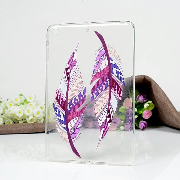 YOKIRIN iPad Mini1/2/3 Case, Fashion Printed Series Slim Fit Shock-absorption Flexible Clear Hybrid Soft TPU Rubber... N11