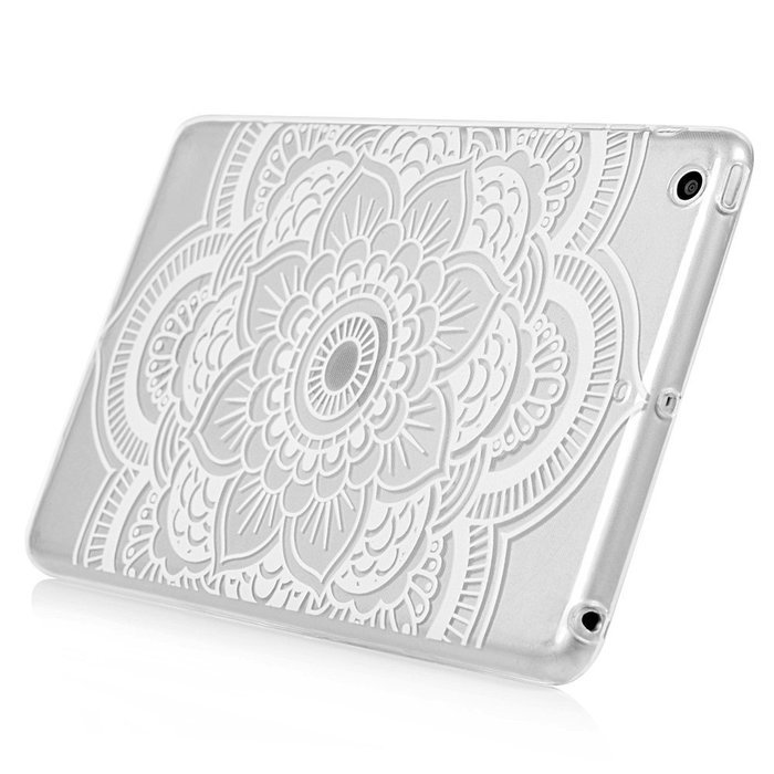 YOKIRIN iPad Mini1/2/3 Case, Fashion Printed Series Slim Fit Shock-absorption Flexible Clear Hybrid Soft TPU Rubber... N13